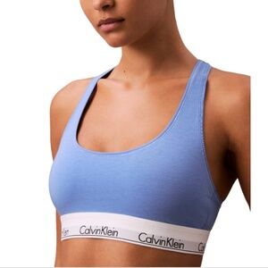 Calvin Klein Underwear Modern Cotton Unlined Wireless Bralette Glacier